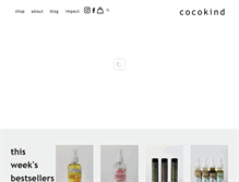 Tablet Screenshot of cocokind.com